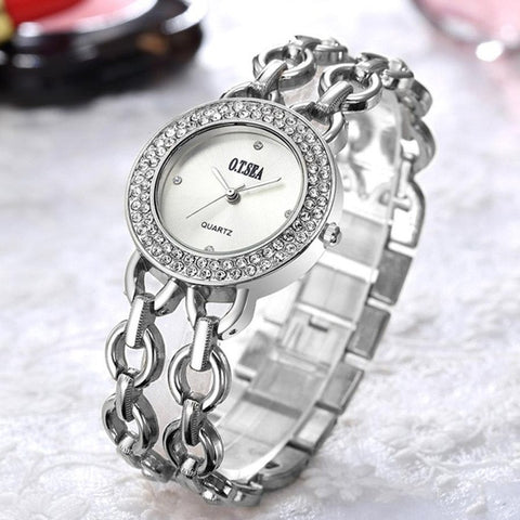 O.T.Sea Fashion Wristwatches Women Stainless Steel Sliver Gold Women Dress Watches Luxury Quartz-Watch Relogio Feminino #17