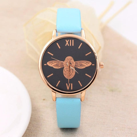 Women Watches Quartz Bracelet Ladies Watch Elegant Round Dial Faux Strap Relogio Feminino Women's Clock Female reloj mujer #824