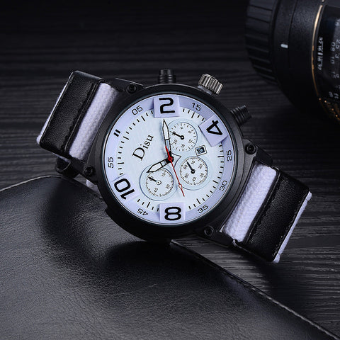 Retro Design Leather Band Analog Alloy Quartz Wrist Watch