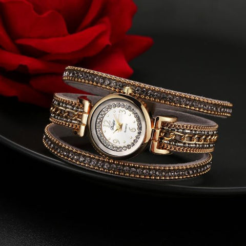 Duoya Brand Women Watch Bracelet Wristwatch Female Girl Watch