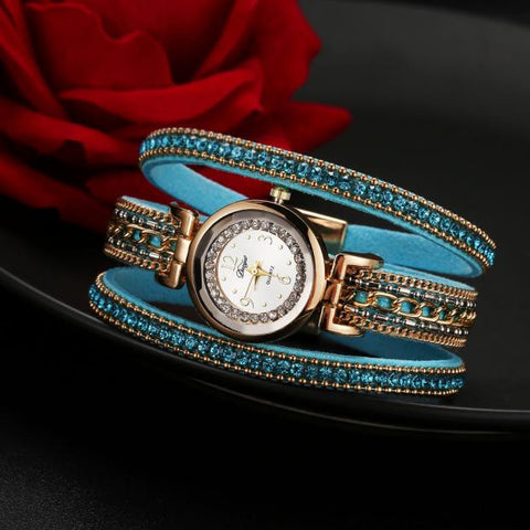 Duoya Brand Women Watch Bracelet Wristwatch Female Girl Watch