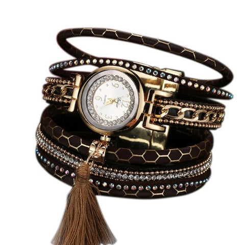 Duoya Brand Women Watch Bracelet Wristwatch Female Girl Watch