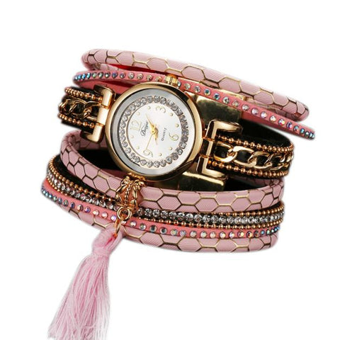 Duoya Brand Women Watch Bracelet Wristwatch Female Girl Watch