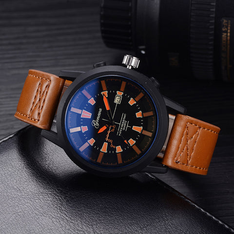 GONEWA Men Sport Watch Fashion Military Analog Date Quartz Wrist Daily Watch