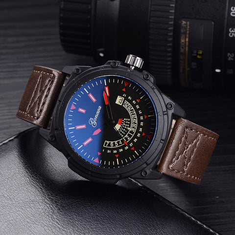 GONEWA Men Sport Watch Fashion Military Analog Date Quartz Wrist Daily Watch